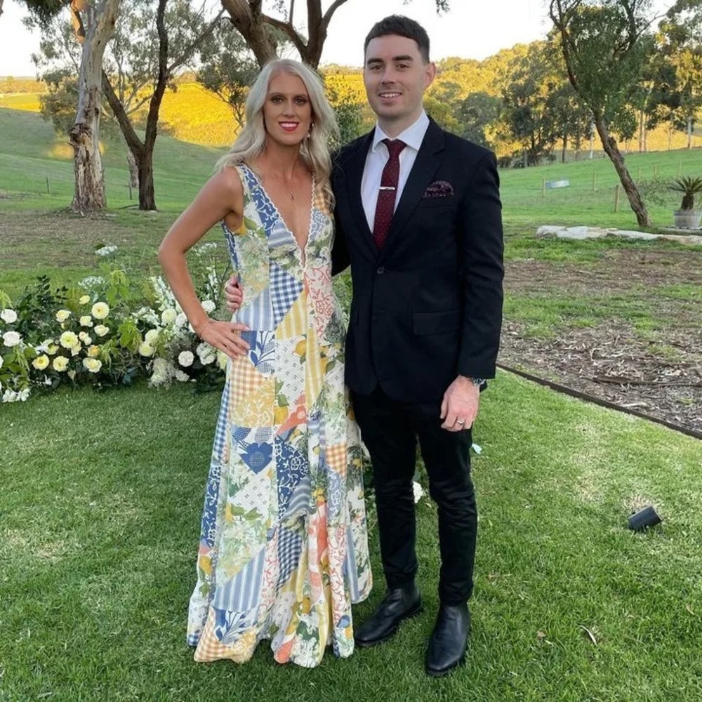 Amalfi Limicello Maxi Dress In All Over Print, A Line Maxi Dress - Picture 9 of 13